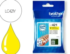 BROTHER LC421 AMARILLO CARTUCHO DE TINTA ORIGINAL - LC421Y