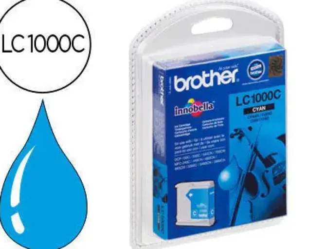BROTHER LC1000 CYAN CARTUCHO DE TINTA ORIGINAL - LC1000C