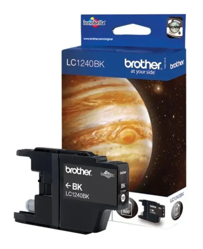 BROTHER LC1240 NEGRO CARTUCHO DE TINTA ORIGINAL - LC1240BKBP