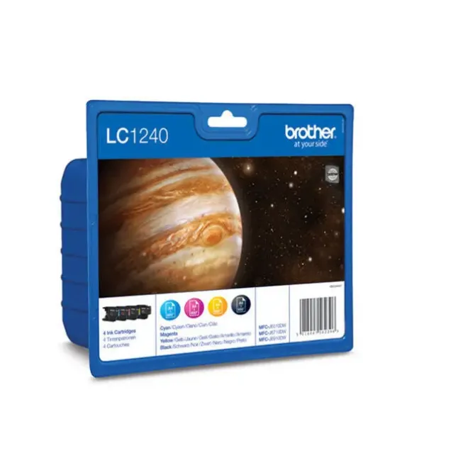 BROTHER LC1240 PACK DE 4 CARTUCHOS DE TINTA ORIGINALES - LC1240VALBP