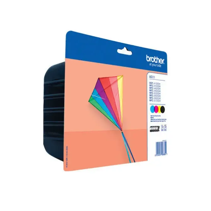 BROTHER LC223 PACK DE 4 CARTUCHOS DE TINTA ORIGINALES - LC223VALBP