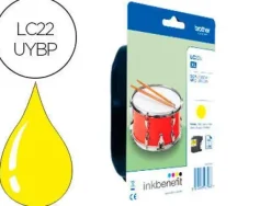 BROTHER LC22U AMARILLO CARTUCHO DE TINTA ORIGINAL - LC22UYBP