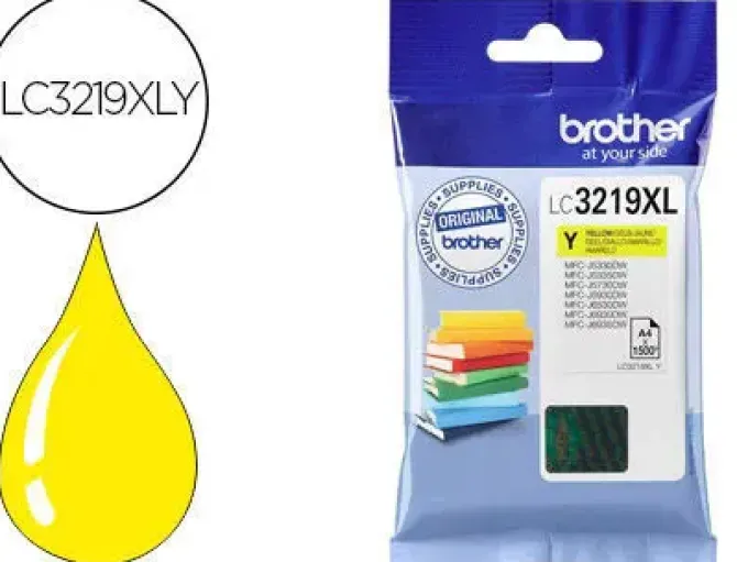 BROTHER LC3219XL AMARILLO CARTUCHO DE TINTA ORIGINAL - LC3219XLY