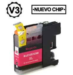 BROTHER LC125XL MAGENTA CARTUCHOS DE TINTA GENERICO - REEMPLAZA LC125XLM