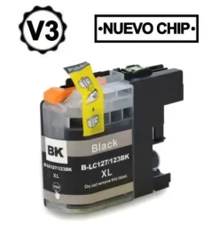 BROTHER LC123XL/LC121XL NEGRO CARTUCHO DE TINTA GENERICO - REEMPLAZA LC123BK/LC121BK