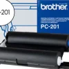 BROTHER PC201 CARTUCHO Y ROLLO DE TRANSFERENCIA TERMICA ORIGINAL - 1 ROLLO