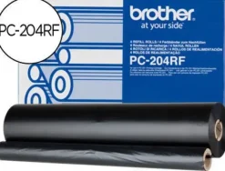 BROTHER PC204RF PACK DE 4 ROLLOS DE TRANSFERENCIA TERMICA ORIGINALES
