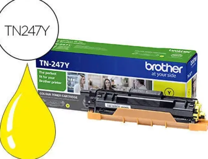 BROTHER TN247 AMARILLO CARTUCHO DE TONER ORIGINAL - TN247Y