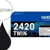 BROTHER TN2420 NEGRO PACK DE 2 CARTUCHOS DE TONER ORIGINALES - TN2420TWIN