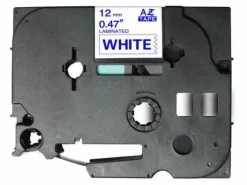 BROTHER TZE233 CINTA LAMINADA GENERICA DE ETIQUETAS - TEXTO AZUL SOBRE FONDO BLANCO - ANCHO 12MM X 8 METROS