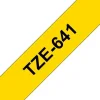 BROTHER TZE641 CINTA LAMINADA GENERICA DE ETIQUETAS - TEXTO NEGRO SOBRE FONDO AMARILLO - ANCHO 18MM X 8 METROS