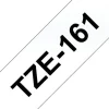 BROTHER TZE161 CINTA LAMINADA GENERICA DE ETIQUETAS - TEXTO NEGRO SOBRE FONDO TRANSPARENTE - ANCHO 36MM X 8 METROS