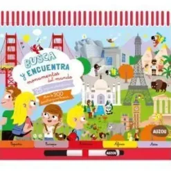 BUSCA Y ENCUENTRA MONUMENTOS DEL MUNDO. BLOC CON ANILLAS