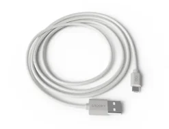 CABLE GROOVY USB-A A MICRO USB LONGITUD 1 MT COLOR BLANCO
