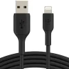 CABLE ORDENADOR BELKIN LIGHTNING TO USB-A CAB 1M (2ROSA) NEGRO