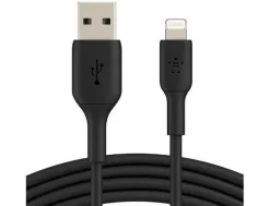 CABLE ORDENADOR BELKIN LIGHTNING TO USB-A CAB 1M (2ROSA) NEGRO