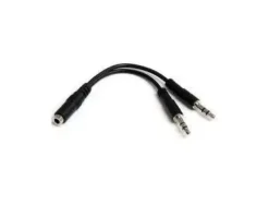 CABLES AUDIO-VIDEO STARTECH DIVISOR 2XMINIJACK 3PIN A 4PIN