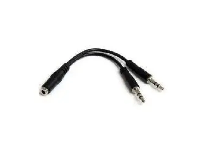 CABLES AUDIO-VIDEO STARTECH DIVISOR 2XMINIJACK 3PIN A 4PIN