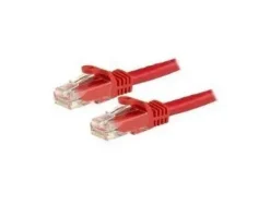 CABLES FIBRA / ETHERNET / TELEF. STARTECH CABLE 5M CAT6 SNAGLESS ROJO