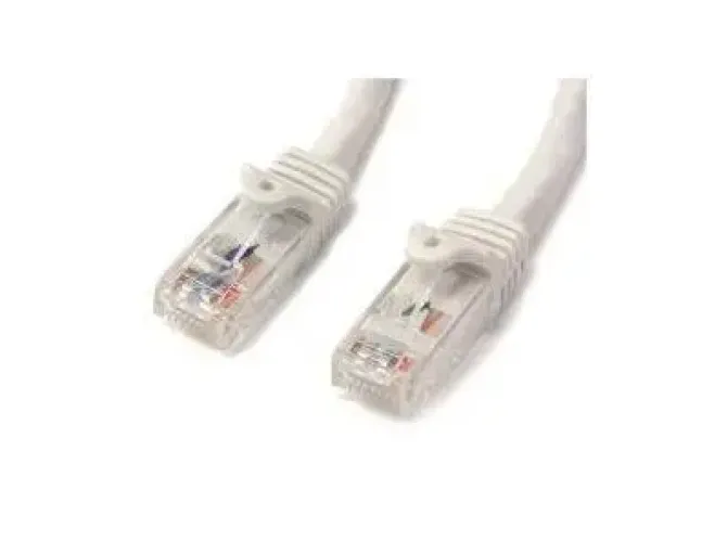 CABLES FIBRA / ETHERNET / TELEF. STARTECH CABLE 2M BLANCO CAT6 SNAGLESS