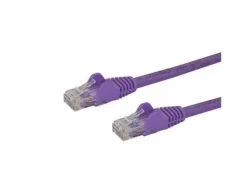CABLES FIBRA / ETHERNET / TELEF. STARTECH CABLE DE RED 10M PURPURA CAT6