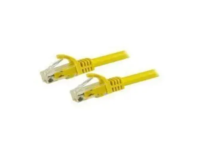 CABLES FIBRA / ETHERNET / TELEF. STARTECH CABLE 1M AMARILLO RED SNAGLESS