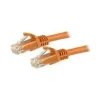 CABLES FIBRA / ETHERNET / TELEF. STARTECH CABLE 5M CAT6 SNAGLESS NARANJA