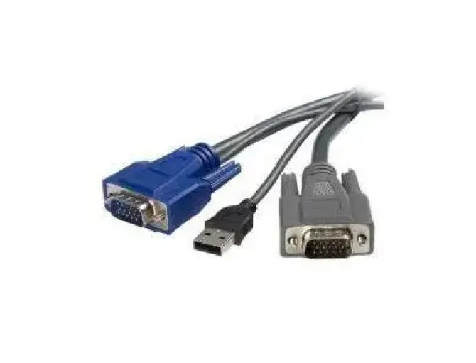 CABLES ORDENADOR / MOVILIDAD STARTECH CABLE KVM USB VGA 2 EN 1 ULTRA DELG