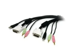 CABLES ORDENADOR / MOVILIDAD STARTECH CABLE KVM 4 EN 1 DE 1 8M CON DVI US