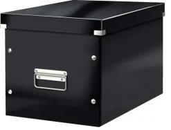 CAJA ALMACENAMIENTO LEITZ CLICK & STORE CUBICA GRANDE COLOR NEGRO 320X360X310 MM