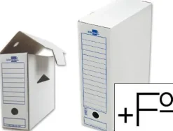 CAJA ARCHIVO DEFINITIVO LIDERPAPEL FOLIO PROLONGADO 388X275X116 MM 325 G/M2