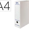 CAJA ARCHIVO DEFINITIVO LIDERPAPEL DIN A4 CARTON 100% RECICLADO 325G/M2 LOMO 100 MM COLOR BLANCO 360X100X255 MM
