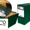 CAJA TRANSFERENCIA LIDERPAPEL CON FUELLE FOLIO COLOR VERDE