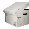 CAJON LIDERPAPEL CARTON 100% RECICLADO AUTOMATICO PARA 4 CAJAS ARCHIVO DEF. FOLIO / 5 ARCHIVADORES A-Z 430X383X265