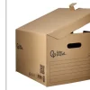 CAJON LIDERPAPEL CARTON 100% RECICLADO PARA 5 CAJAS ARCHIVO DEF. FOLIO / 6 ARCHIVADORES A-Z 540X410X280