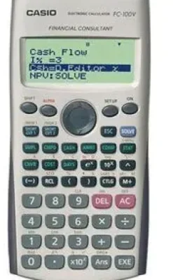 CALCULADORA CASIO FINANCIERA FC100V