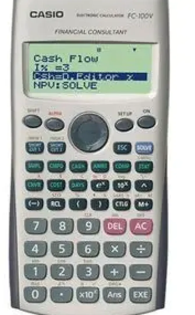 CALCULADORA CASIO FINANCIERA FC100V