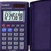 CALCULADORA DE BOLSILLO CASIO 8 DIGITOS HS-8 VERA CON TAPA