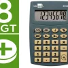 CALCULADORA LIDERPAPEL BOLSILLO XF03 8 DIGITOS PILAS COLOR GRIS 99X64X9 MM