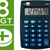 CALCULADORA LIDERPAPEL BOLSILLO XF02 8 DIGITOS PILAS COLOR AZUL 99X64X9 MM