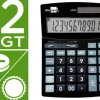 CALCULADORA LIDERPAPEL SOBREMESA XF29 12 DIGITOS SOLAR Y PILAS COLOR NEGRO 190X140X30 MM