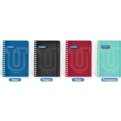 CAMPUS AGENDA ESC. 24 CAMPUS A5 TAPA POLIPROPILENO DIA PAGINA U