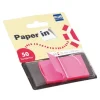 CAMPUS BANDERITAS PAPER-IN 25X45 ROSA 50UD 45547P MAK001640
