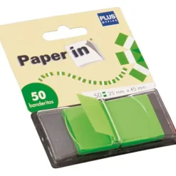 CAMPUS BANDERITAS PAPER-IN 25X45 VERDE 50UD 45547G MAK001650