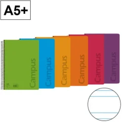 CAMPUS BLOC A5+ 80/H T.PP 90GR DP2,5MM COLOR 002437 MAK002437