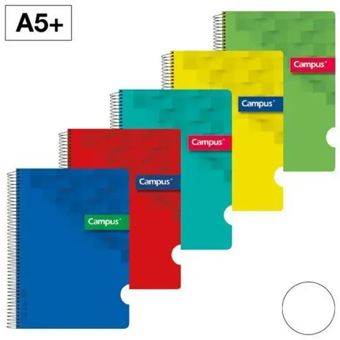 CAMPUS BLOC A5+ 80/H T.PP 90GR LISO COLOR 002549 MAK002549
