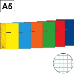 CAMPUS BLOC A5 80HOJAS CUADRO 4MM CN TAPA BASICA 60G 001143-19- MAK001143