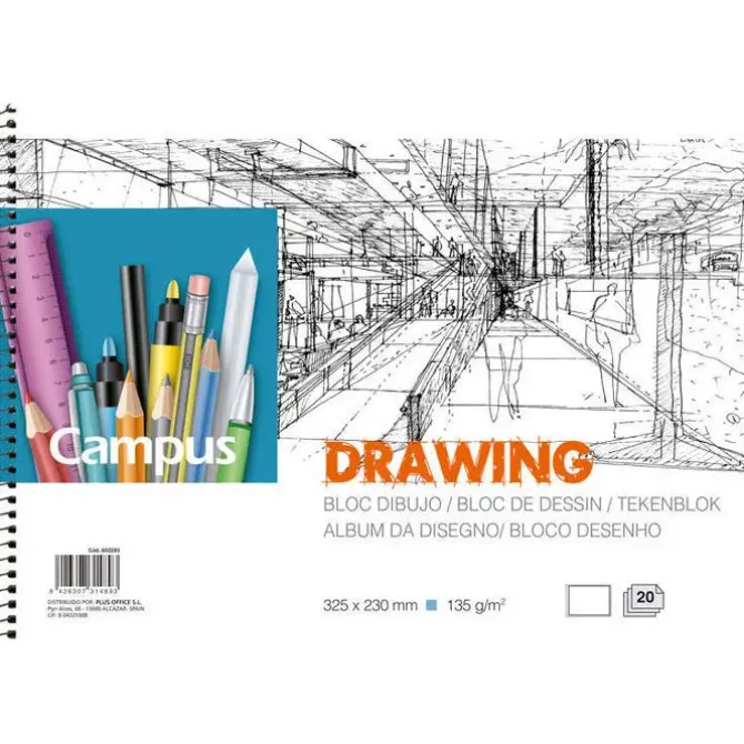 CAMPUS BLOC ARTE LUXE CAMPUS A4 ESP-RECUADRO 001706-26- MAK600283