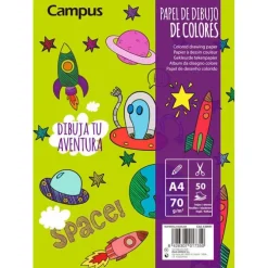 CAMPUS BLOC DIBUJO CAMPUS A4 70G 50H P.COLOR A4CP-50 MAK630691