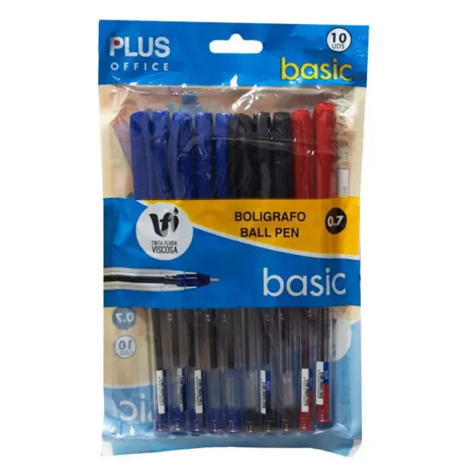CAMPUS BOLIGRAFO PLUS +BASIC SURT./BOLSA 10U 081050 MAK081050